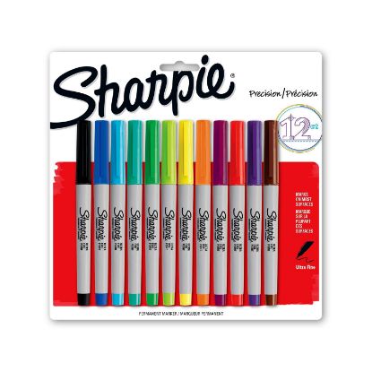 Εικόνα της Sharpie Ultra Fine Point - 12 Χρώματα