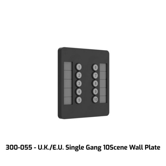 Picture of Chamsys GeNetix 10Scene Wall Plate