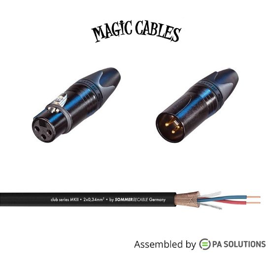 Picture of Magic Cables Audio XLR3p M/F 3m