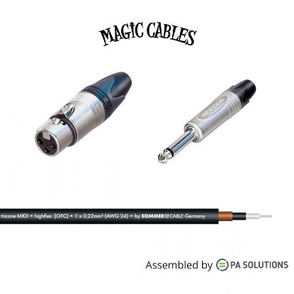 Εικόνα της Magic Cables Audio JACK TS M - XLR3p F 3m