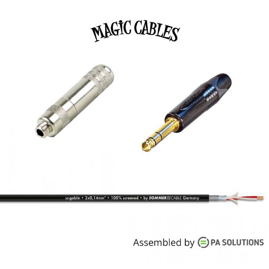 Picture of Magic Cables Audio Mini JACK TRS F - JACK TRS M 3m