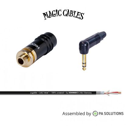 Εικόνα της Magic Cables Audio Mini JACK TRS F - JACK TRS M 3m