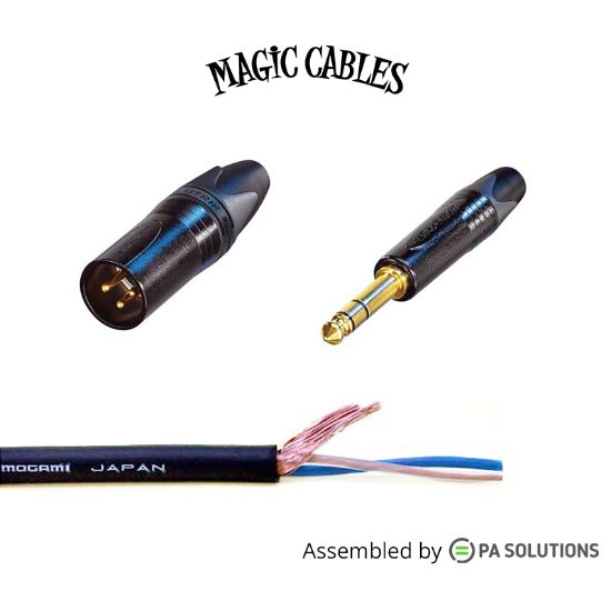 Εικόνα της Magic Cables Audio JACK TRS M - XLR3p M 6m