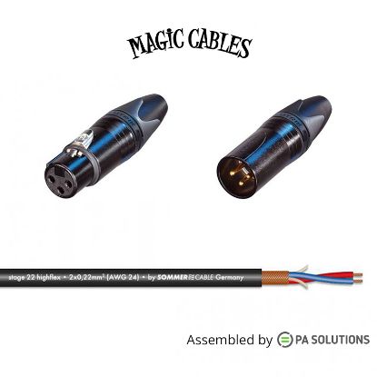 Εικόνα της Magic Cables Audio XLR3p M/F 1,5m