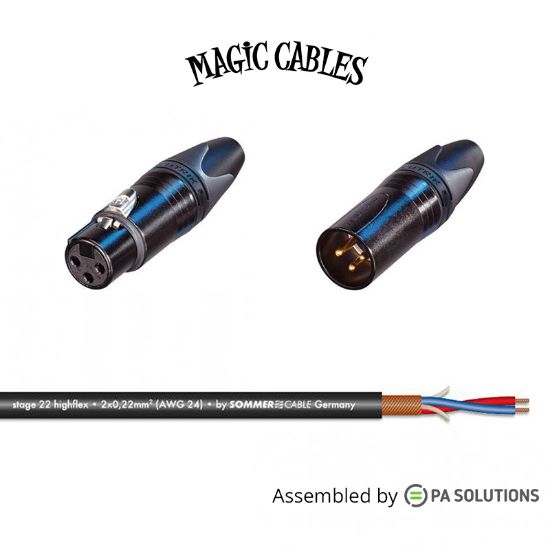 Εικόνα της Magic Cables Audio XLR3p M/F 1,5m
