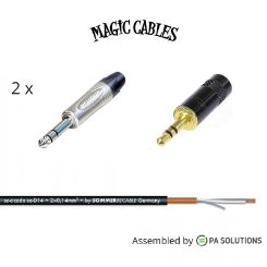 Picture of Magic Cables Audio 1Mini JACK TRS M - 2JACK TRS M 3m
