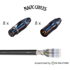 Εικόνα της Magic Cables Audio Multi8 XLR3p F/M 5m