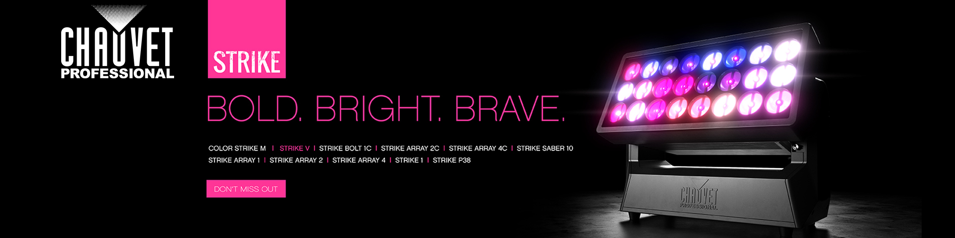 chauvet strike v banner