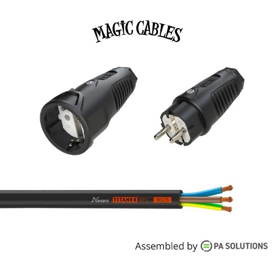 Εικόνα της Magic Cables Power - Schuko M/F 3m