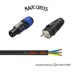 Εικόνα της Magic Cables Power - Schuko M - Powercon Blue 2m