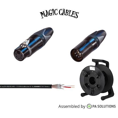 Picture of Magic Cables Reel DMX/AES - XLR5p M/F 150m