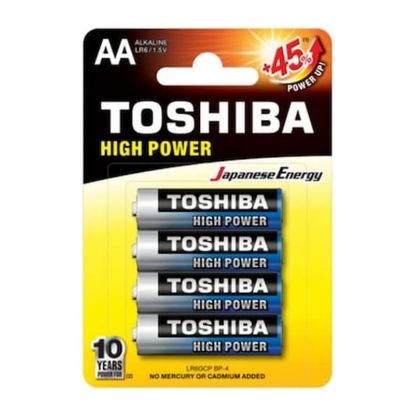 Picture of Toshiba High Power LR6GCP-BP-4 AA LR6 1,5V