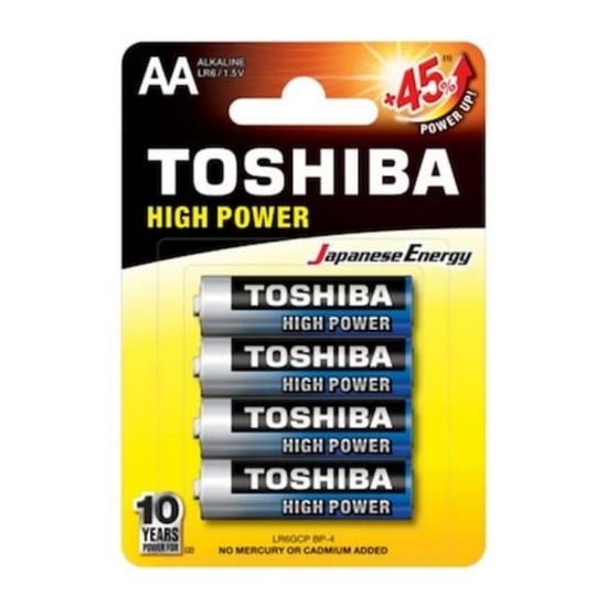 Εικόνα της Toshiba High Power LR6GCP-BP-4 AA LR6 1,5V