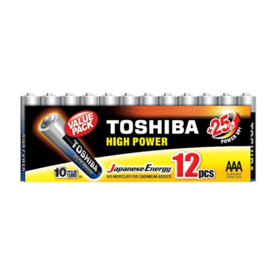 Picture of Toshiba High Power LR03GCP-MP12 AAA LR6 1,5V