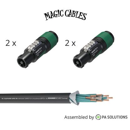 Εικόνα της Magic Cables Speaker Multi 2 - Speakon 4p F/F 25m