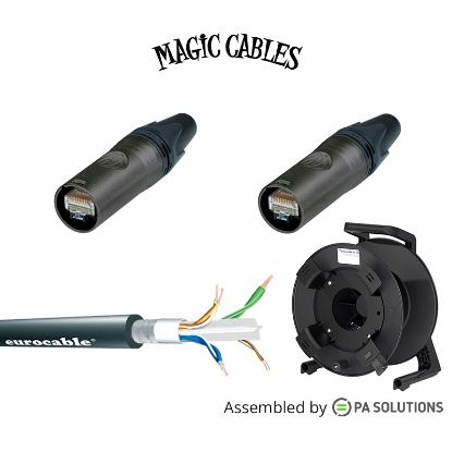 Εικόνα της Magic Cables Reel Ethercon - Ethercon CAT6A M/M 50m