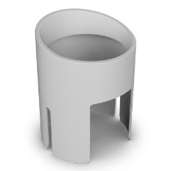 Picture of Chauvet Professional WELL POD 2 - White Fixture Cover