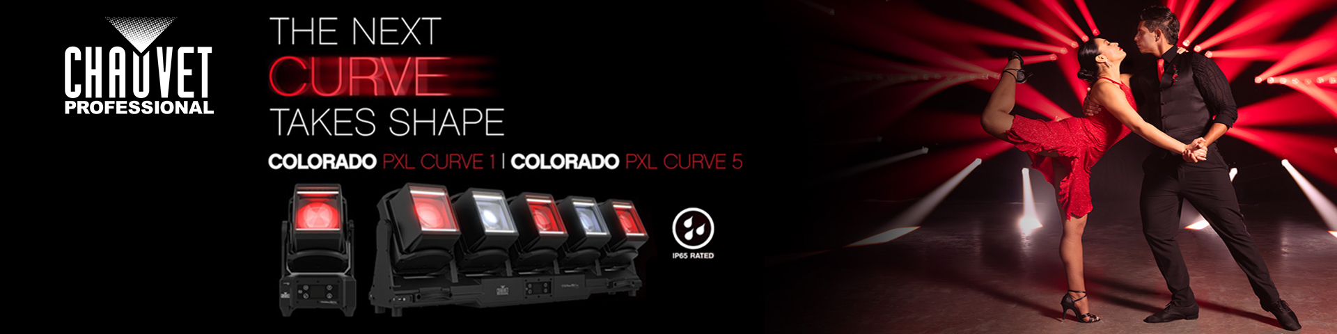 chauvet professional colorado curve banner