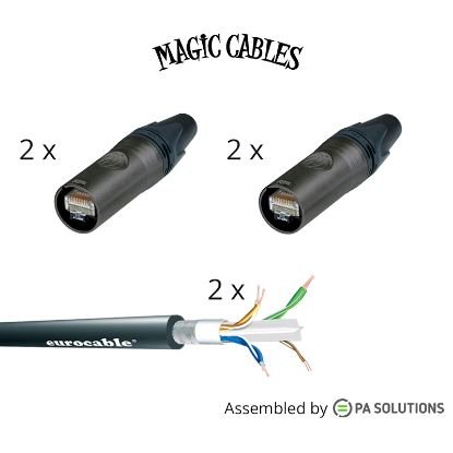Picture of Magic Cables Ethernet Multi 2 - Ethercon CAT6A M/M 3m
