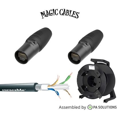 Εικόνα της Magic Cables Reel Ethernet - Ethercon CAT6A M/M 60m 10Gbit