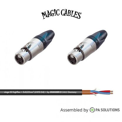 Picture of Magic Cables Audio - XLR3p F/F 0,25m