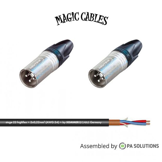 Picture of Magic Cables Audio - XLR3p M/M 0,25m