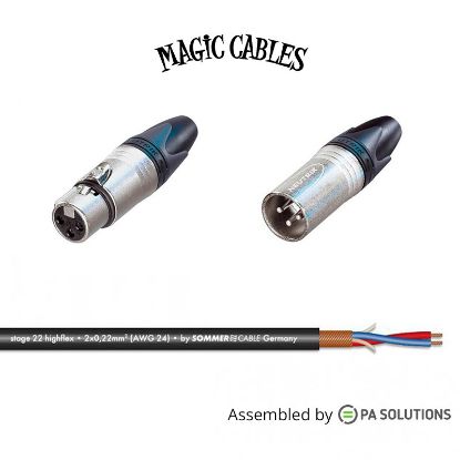 Picture of Magic Cables Audio XLR3p M/F 42m